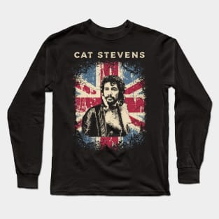 Vintage Distressed Cat Stevens Long Sleeve T-Shirt